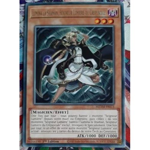 Yu Gi Oh Mztm Fr075 Lumina La Shaman Seigneur Lumière Du Crépuscule Rare