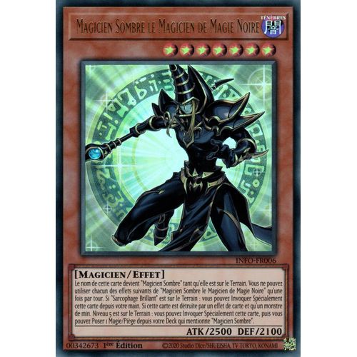 Yu Gi Oh ! Magicien Sombre Le Magicien De Magie Noire Info-Fr006 Ultra Rare En Français