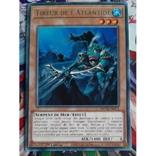 Yu Gi Oh Mztm Fr072 Tireur De L'atlantide Rare