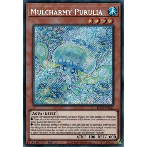 Yu Gi Oh ! Mulcharmy Purulia Info-Fr027 Secret Rare En Français
