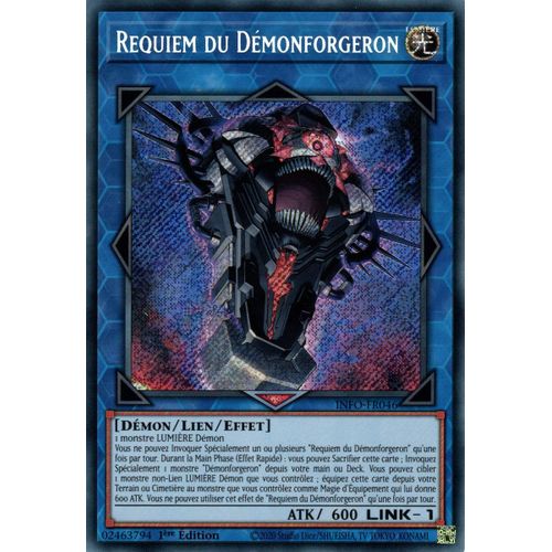 Yu Gi Oh ! Requiem Du Démonforgeron Info-Fr046 Secret Rare En Français