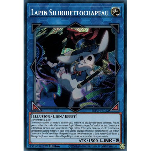 Yu Gi Oh ! Lapin Silhouettochapeau Info-Fr052 Secret Rare En Français