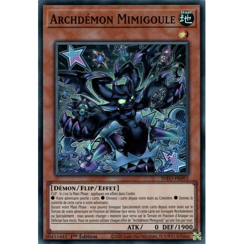 Yu Gi Oh ! Archdémon Mimigoule Info-Fr093 Super Rare En Français