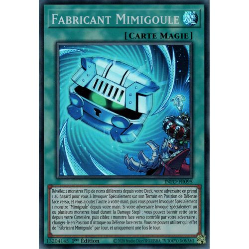 Yu Gi Oh ! Fabricant Mimigoule Info-Fr095 Super Rare En Français