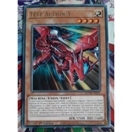 Yu Gi Oh Mztm Fr019 Tête Action Y Rare