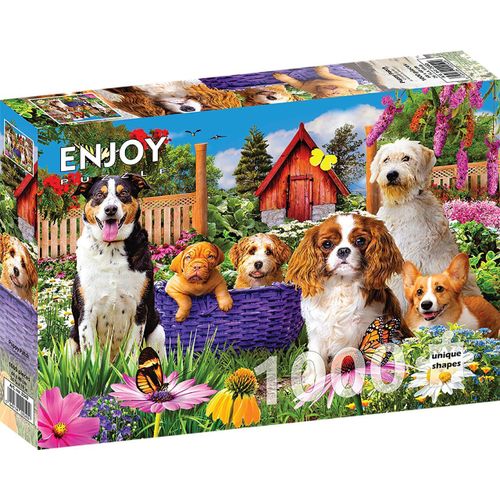 Puzzle 1000 Pièces Enjoy - Puppy Patch