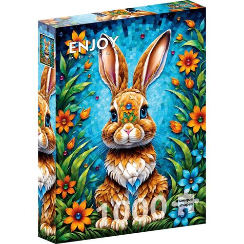 Puzzle 1000 Pièces Enjoy - Lapin De Jardin (Enjoy-2149)