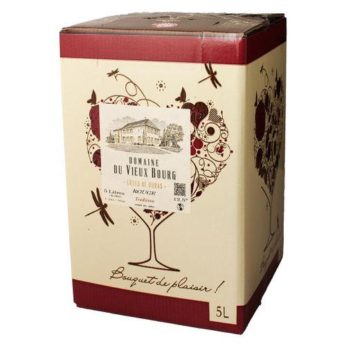 Bag-In-Box 5l Domaine Du Vieux Bourg Côtes De Duras Rouge
