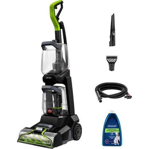 BISSELL PowerWash Pet - Nettoyant pour tapis - Élimine la saleté et les squames d'animaux - Puissance d'aspiration 600 W - Léger - Deux réservoirs - Filaire - 3878N