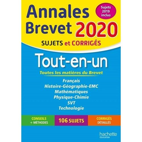 Tout-En-Un Brevet - Sujets Et Corrigés