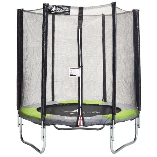 Kangui - Trampoline Rond Ø180cm Avec Filet De Sécurité - Yzi 180