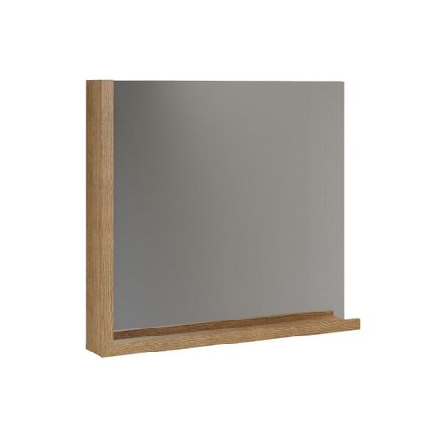 Miroir avec Étagère Synnax, Marron, 80x72x12 cm, EPIKASA