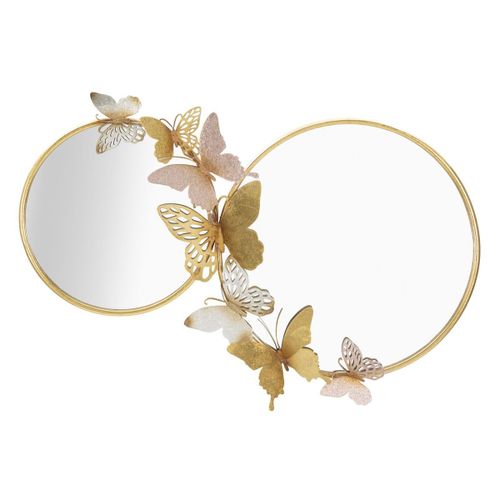 Miroir avec Cadre Papillon 27, Multicouleur, 81x3x52,5 cm, Epikasa