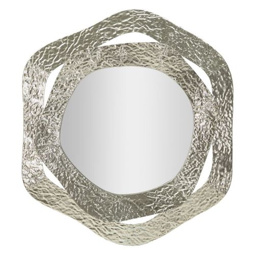 Miroir avec Cadre MF509, Argent, 66x6x75 cm, Epikasa