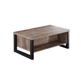 Table Basse Emile, Marron, 110x45x65 Cm, Epikasa