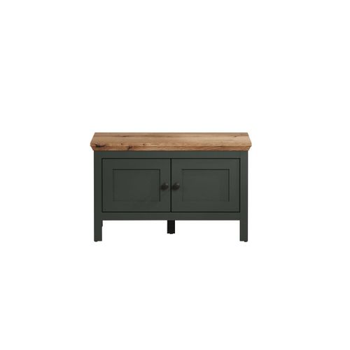 Banc Avec Rangement Stanton, Vert, 77x48x39 Cm, Epikasa