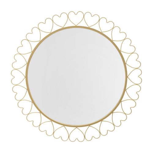 Miroir avec Cadre MF492, Or, 80x2,5x80 cm, Epikasa