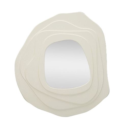 Miroir avec Cadre MF475, Blanc, 90x4x97 cm, Epikasa