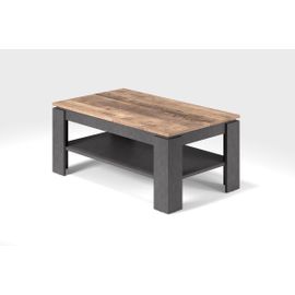 Table Basse Universe, Gris, 110x47x65 Cm, Epikasa