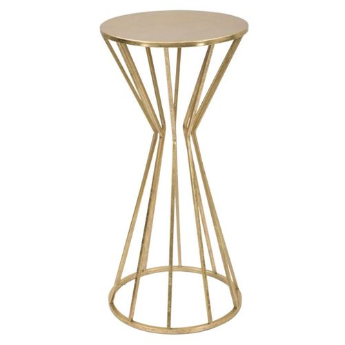 Table Basse Mf519, Or, 80x80x38 Cm, Epikasa