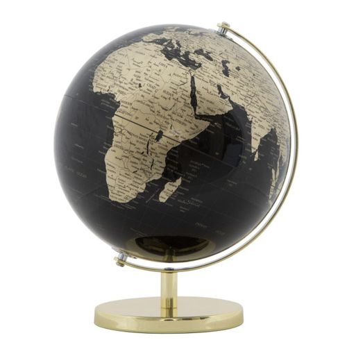 Globe de Table MF224, Noir, 25x25x34 cm, Epikasa