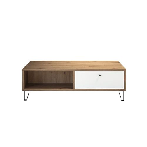 Table Basse Touch, Blanc, 120x37x60 Cm, Epikasa