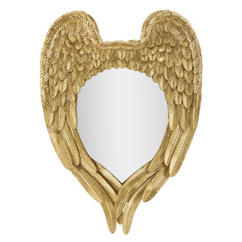 Miroir avec Cadre Ailes 5, Or, 99x2,5x72 cm, Epikasa