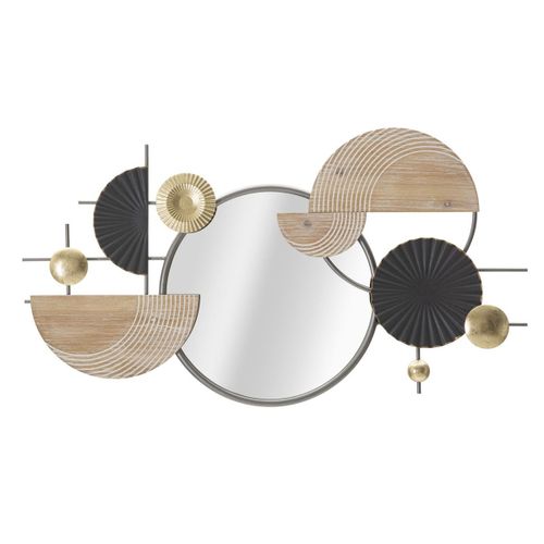 Miroir avec Cadre Géométrique 18, Multicouleur, 90,2x5,1x50,2 cm, Epikasa