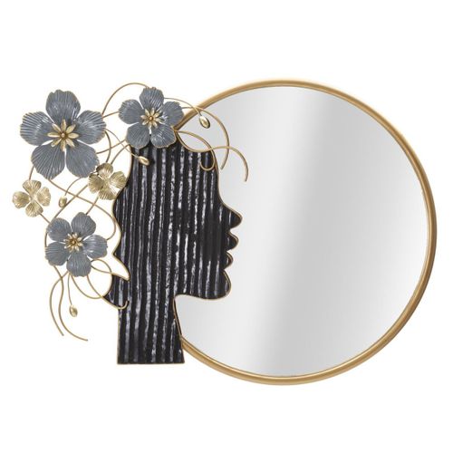 Miroir avec Cadre Visage 10, Multicouleur, 81,9x7x61 cm, Epikasa