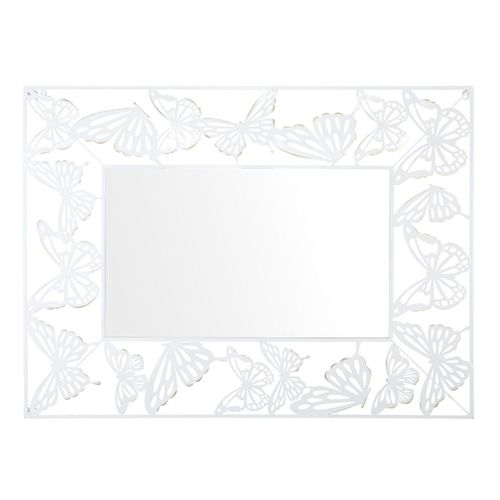 Miroir avec Cadre MF488, Blanc, 85x1x115 cm, Epikasa