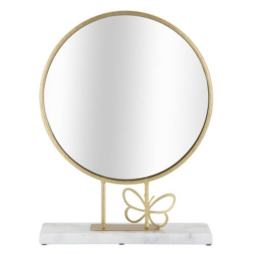 Miroir avec Cadre MF504, Or, 30x9x39,5 cm, Epikasa