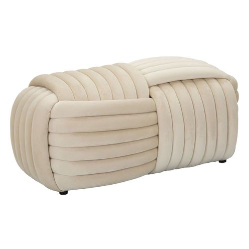 Banc Coude 1, Beige, 90x45x45 Cm, Epikasa