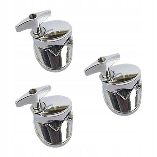 3x Support De Tom Support De Batterie Support De Montage Base De Montage De Jambe De Tom En Métal