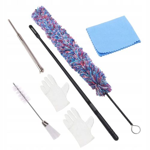 Ensemble De Brosses De Nettoyage En Coton Doux Pour Saxophone, Trompette Et Cor, Couleur