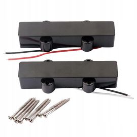 Lot De 2 Micros De Basse Fermés De Remplacement, Pièces Noires Pour Instruments À Cordes