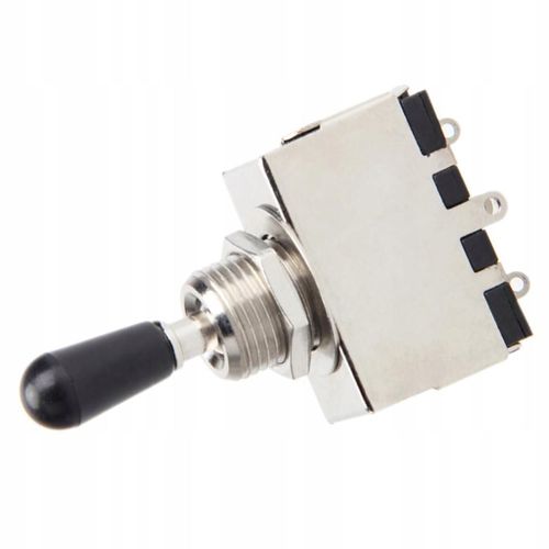 Sélecteur De Micros Scellé 3 Positions Pour Guitare Électrique Lp, Noir