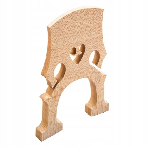 Chevalet De Contrebasse 4/4 En Érable Vieilli Chevalet Vertical Pour Format Acoustique 4:4