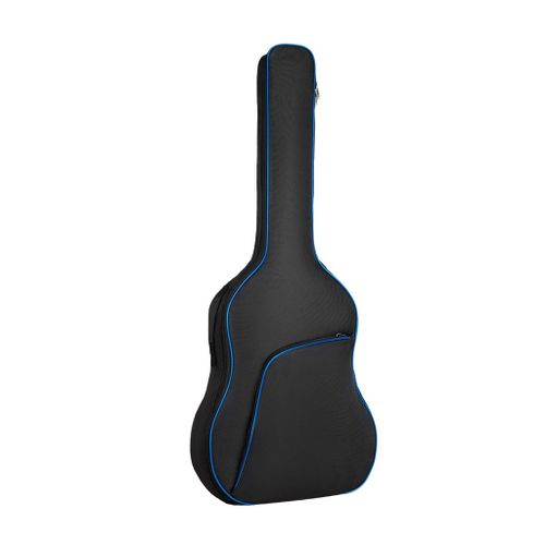 Housse De Guitare 40"" 41"" Avec Poignée, Rembourrage Épais, Étui De Protection Oxford Bleu