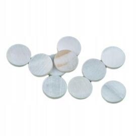 Lot De 10 Coques Blanches Pour Guitare, Ukulélé, Banjo, Mandoline, Touche 7 Mm
