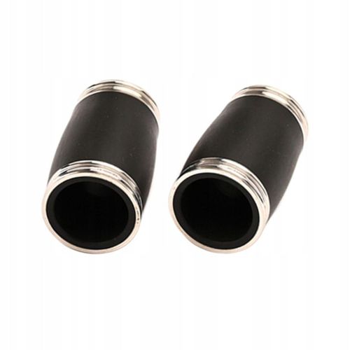 Tubes De Clarinette En Bakélite, Tubes De Barillet, Section Métallique, Tube Noir Plat En Si Bémol, 54 Mm