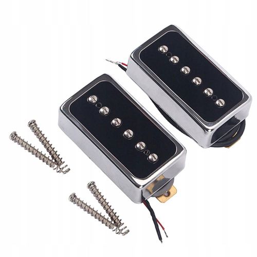 Lot De 2 Micros En Plastique Alnico 5 Pour Guitare Électrique