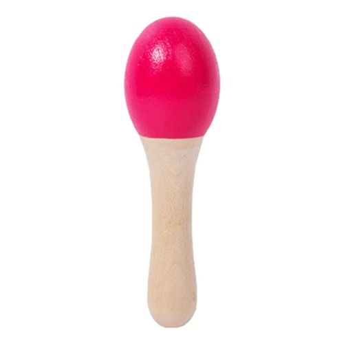 Maracas En Bois Avec Un Son Clair Instrument De Musique Diy Bébé Marteau À Sable Pour