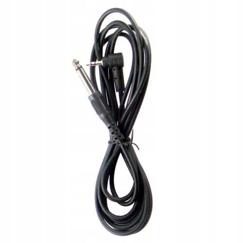 Câble D'alimentation Pour Ampli Guitare, Jack 6,35 Mm, Prise Droite 3,5 Mm, Angle Droit 1/4