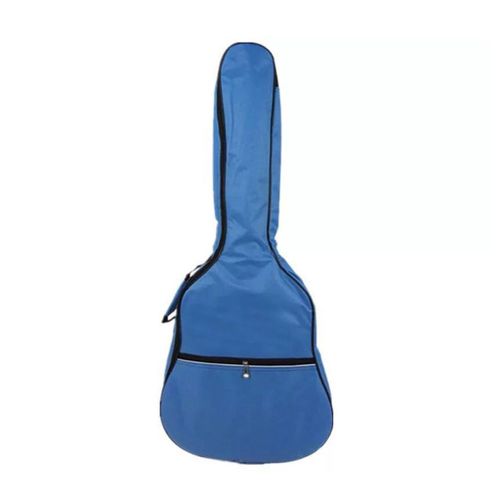 Housse De Guitare En Tissu Oxford, Portable, Avec Poignée Latérale Et Grande Fermeture Éclair Sur Le Devant, Bleu