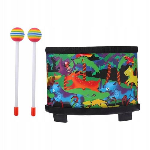 Floor Tom Drum Teaching Instrument De Percussion De 9,92 Pouces Pour Apprendre À Jouer De La Batterie