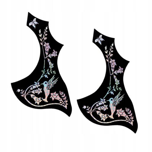 2 Pièces Housses De Guitare Acoustique Imprimées À Fleurs 40 41