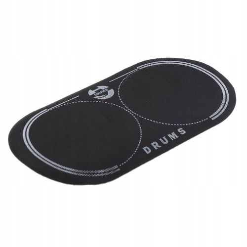 Patch De Grosse Caisse 1 Pièce Pour Peaux De Batterie, Double Pédale, Noir