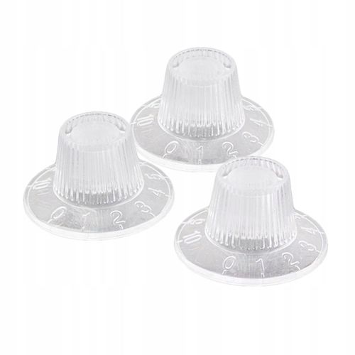 Lot De 3 Boutons D'ampli De Guitare En Forme De Chapeau De Sorcière Pour Pièces De Guitare Basse