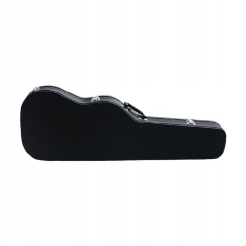 Housse De Guitare Professionnelle En Cuir Pu Rigide Noir