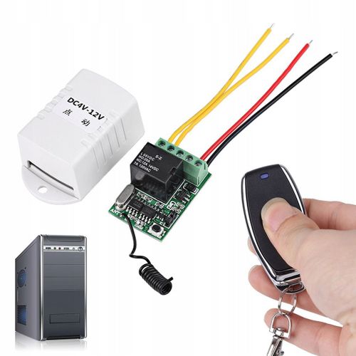 RELAIS AVEC TÉLÉCOMMANDE INTERRUPTEUR MARCHE/ARRÊT 12V